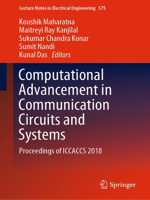 cover image of Computational Advancement in Communication Circuits and Systems